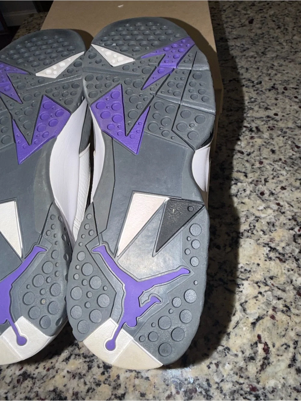 Size 12 Jordan 7 Retro 2021 Flint SKU CU9307-100 Preowned No Box